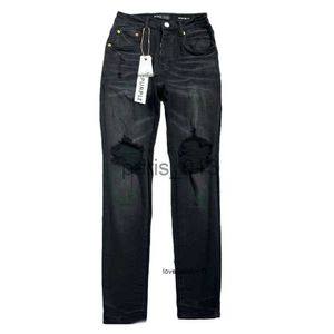Jeans pour hommes Jeans de marque violet Jeans de créateur pour hommes Anti Slim Fit Jeans de mode décontractés vraie marque x0911