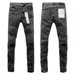 Jeans masculin pourpre marque pour hommes High Street Coconut Tree Print Black Elemy Pantal