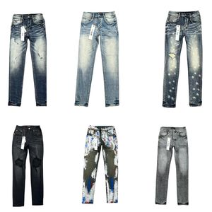 Herenjeans paarse jeans Denim broek Paarse jeans Designer Jean Hoogwaardige kwaliteit Recht ontwerp Retro streetwear joggingbroek joggers