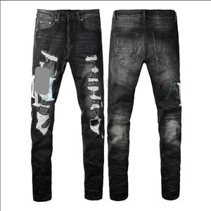 Jeans pour hommes jeans pourpre jeans jeans designer jeans mens skinny jeans de luxe concepteur denim pant