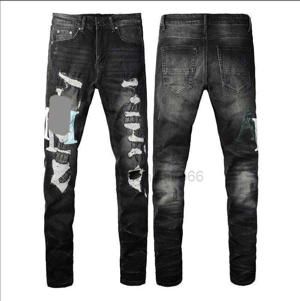 Jeans pour hommes jeans pourpre jeans jeans designer jeans mens skinny jeans de luxe denim pant