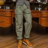 Jeans masculin Quality World World 2 US Top Military Style USMC HBT P44 Pantalon Cotton Men's Vintage Slim Straight Fitting Casual