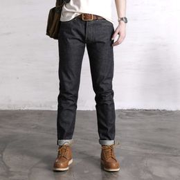 Jeans para hombre Red Tornado 2000T Carrot Fit Jeans 14oz Sanforized Selvedge Denim Workwear Pants 230329