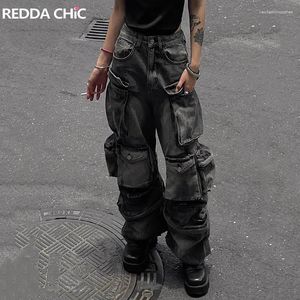 Jeans masculin Reddachic Grunge Y2K POCHES DE CAROGE