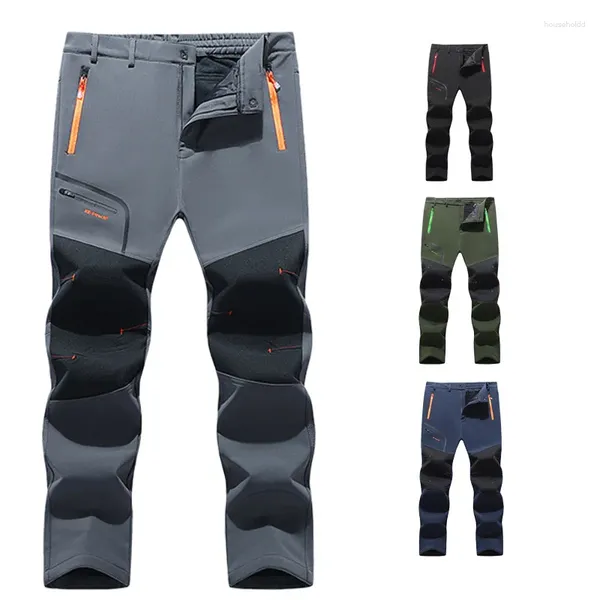 Jeans para hombres S-5XL Camping Escalada Pesca Trekking Senderismo Hombres sueltos Verano Fino Secado rápido Impermeable Pantalón transpirable Pantalones deportivos 2024