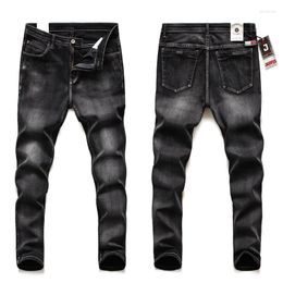 Heren jeans maat 42 44 46 48 grote heren 2023 klassieke stretch wide been broek vetpoten vergroten recht streetwear