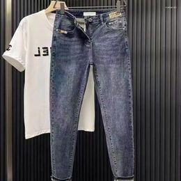 Jeans masculin pantalon de jean décontracté mil