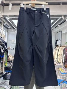 Jeans masculins pantalons décontractés à côtes plissés J240527