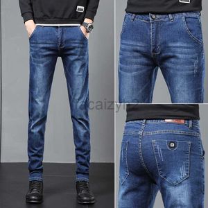 Jeans masculin printemps et automne nouveau jeans masculin tendance mode élastique slim slim small pieds pantalons jeans coréens jeans pantalon masculin plus pantalon taille
