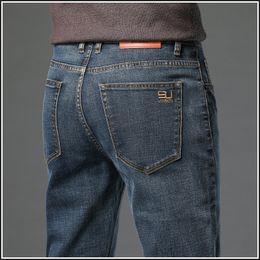 Jeans para hombres Spring Autumn Clothing juvenil jeans rectos de los hombres