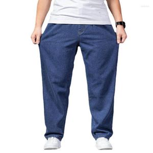 Jean homme printemps automne jambes épaisses grand pantalon large droite ample jambe large grande taille 36 38 46 44 42 Denim