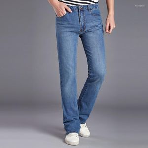 Jeans pour hommes printemps automne Vintage hommes Flare Boot Cut Skinny élastique pantalon évasé mode Denim pantalon bleu plusieurs couleurs taille 38