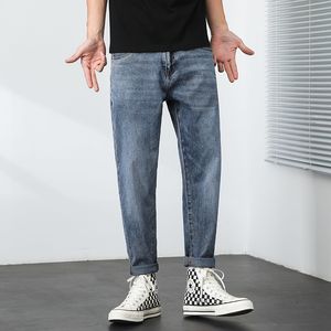 Heren jeans lente/zomer klassieke stijl los rechte stretch trend hiphop high street jeugd harem broek bijgesneden broekbroeken's heren '