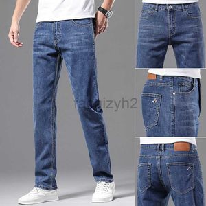 Jeans masculin printemps / été nouveau jeans masculin Business jeunesse élastique petit bleu droit grand jean masculin plus pantalon de taille