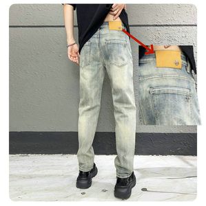Jeans masculin printemps d'été mince Chicon hommes droits droits en liberté européen américain cdicon marque haut de gamme petit pantalon droit lxk222