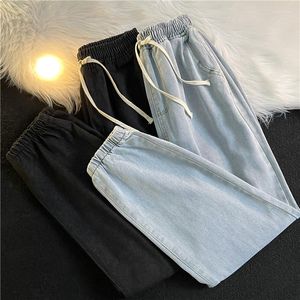 Männer Jeans Streetwear Denim Stretch Elastische Taille Männer Mode Cargo Harem Hosen Männlich Plus Size Jogger Koreanische Stil Hosen B10