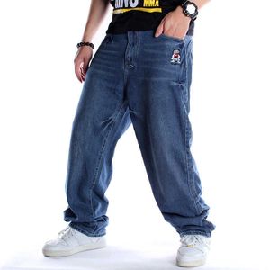 Men's Jeans Streetwear JNCO nouveau jean Baggy hommes Hip Hop motif brodé pantalon de poche surdimensionné Harajuku gothique taille haute pantalon large L2402