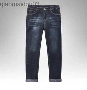 Jeans masculin Stretch Automne / Hiver Mens Jeans Pantalon Straight et Pannel Pantement PolyL2404
