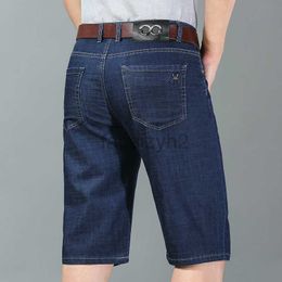 Heren jeans zomer zakelijke jeans, heren shorts, jeugd slanke pasvorm, groot formaat, dunne middelste broek, capris plus size broek voor heren, heren