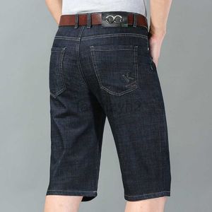 Jeans masculin jeans de nouvelles affaires d'été, short masculin, ajustement slim d'âge moyen, grande taille, pantalon intermédiaire mince, pantalon de taille Capris plus masculin