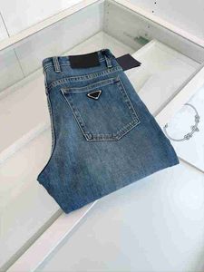 Jeans masculin été nouveau designer jeans coton mélange matériau matériau jeans décontracté jeans pour hommes
