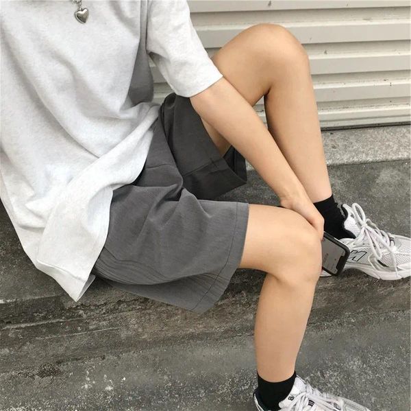 Jeans para hombres Pantalones cortos de verano Moda Ins2023 Versión coreana suelta Ulzzang Harajuku Estilo Deportes Correr