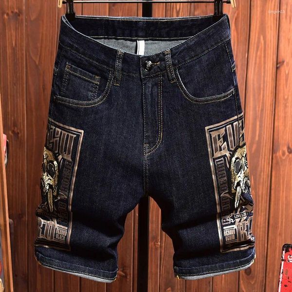 Jeans masculin Summer Shorts en denim Fashion Street Casual Casual Fifth Pantal