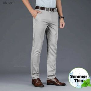 Jeans masculin Summer Ultra-Thin Mens Business Casual Pantal