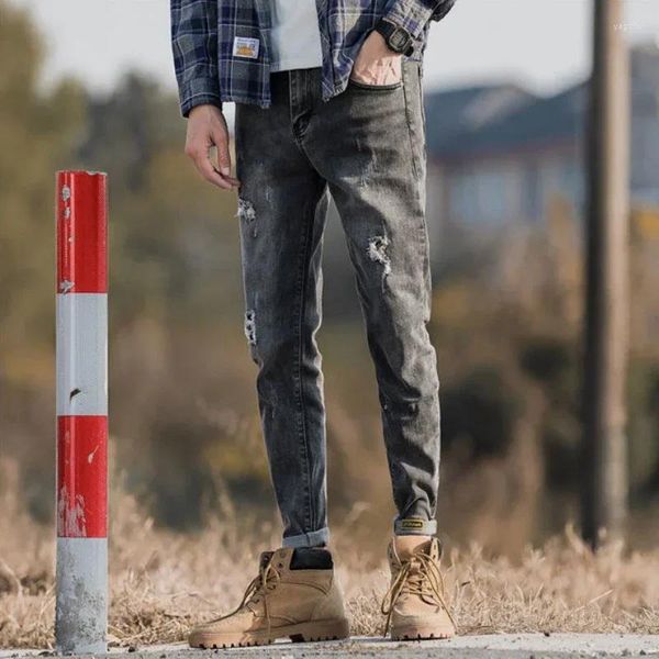 Jeans masculin conique de pantalon de cowboy coud-boy cuit