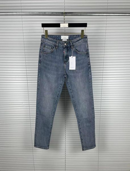 Jeans pour hommes TB Marque Jeans Hommes Pappy Label Wash Coton Denim Pantalon Mâle Slim Fit Bleu Pancil Pantalon Cow Boy Couple Porte Des Vêtements 230329