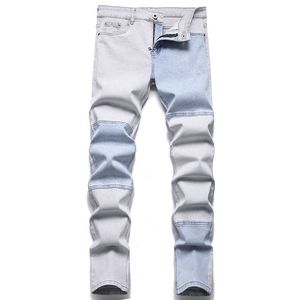 Jeans pour hommes à la mode pour hommes Nouveau style Denim JeansRegular Fit Mix Design Multi couleur Splicing Plus Size Nouvelle Arrivée Dropship Pantalon Denim Z0508