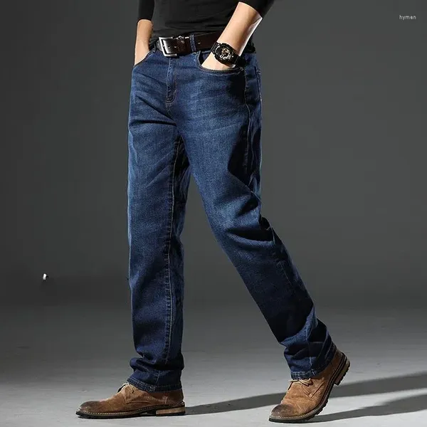 Pantalones vaqueros para hombres Pantalones rectos para hombres Ropa de trabajo negra Pantalones vaqueros masculinos Estética Ropa de otoño Tendencia de invierno 2024 Clásico Lujo Xs