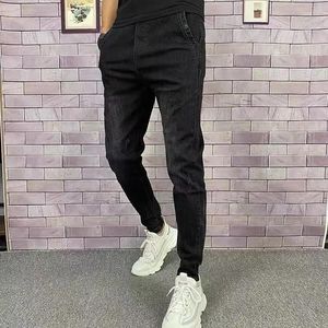 Pantalon jeans pour hommes avec poches homme pantalon cowboy sarouel élastique vêtements extensibles Y2k années 2000 haute qualité vintage Y 2k lavé Xs