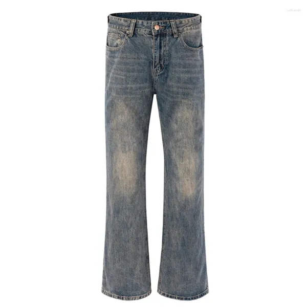 Jeans para hombres Vintage Blue Little Flare Hombres High Street Boot Cut 2023