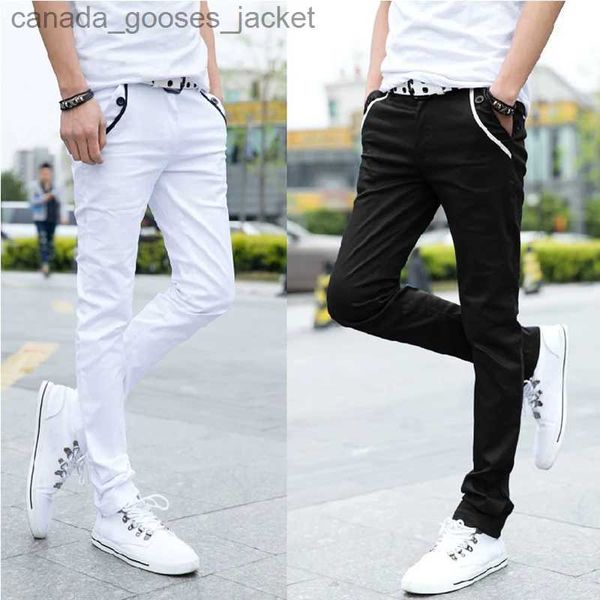 Jeans para hombres al por mayor 2020 Fashion Spring Summer Casual White Street White Street Will Tarts Men Pontallon Homme Flinny Pencil Pants L231225