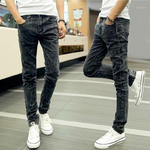 Heren jeans groothandel 2022 jongens junior middelbare school studenten zomer dunne lange broek tiener denim jeugd trendy kleding