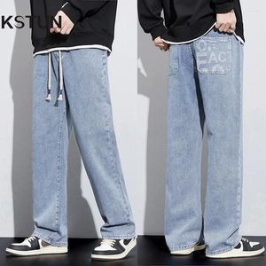 Jeans masculin large jambe masculine pantalon sac ample