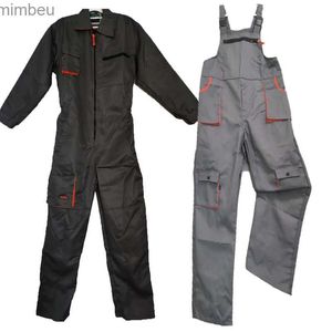 Jeans pour hommes Travail Global Uniforme Hommes Femmes Travail Combinaison De Réparation De Voiture Combinaison Atelier Mécanicien Vêtements De Travail Pour Hommes Entrepôt WorkwearL240111