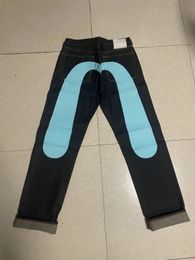 Jeans para hombres Y2K Jeans para hombre Hip Hop Retro Impresión personalizada Pantalones de mezclilla holgados lavados Hip Hop Gótico Recto Casual Pantalón de pierna ancha 230727