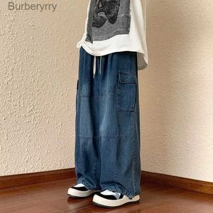 Jeans pour hommes Y2k Style décontracté Hip Hop jean pour hommes jambe large ample Straisht Cargo pantalon Harajuku Streetwear mode pantalon nouveau forL231011