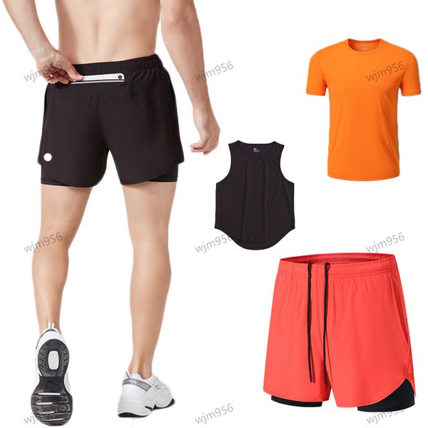 Pantalon de jogger masculin Sport Yoga Tenue de yoga rapide vitesse à sec rapidement shorts de tennis à crampons de gymnase Pockets pantalons pantalons pour hommes à la taille élastique décontractée