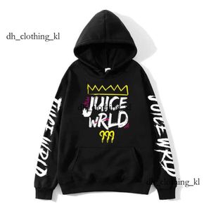 Sudaderas con capucha de jugo para hombres sudaderas en blanco y negro J Uicewrld Hilo de sudadera sudadera Jugowrld Trap Rap Rainbow Fault Harajuku 66