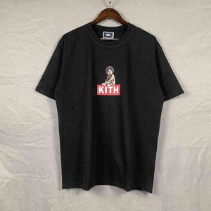 T-shirts Kith pour hommes Kiss Joint Memorial Rap Singer Tête explosive pour enfants Col rond Manches courtes et T-shirt pour femmes 9xpe S06