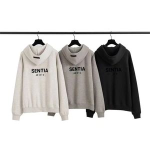 Designer heren grote trui sweater sweatshirt foogg EssentiLSS high street losse paar rebrand trui terug ingekrachtige afdrukkap kap haar herfst en winter