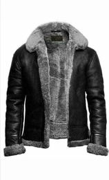Manteau de veste à manches longues intégré en cuir artificiel pour hommes automne et hiver 231012