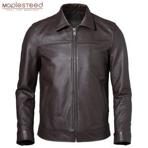 Veste en simili cuir pour hommes 100% cuir de vachette naturel homme vrai manteau homme vêtements automne printemps taille asiatique M601 221124