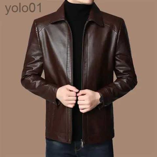 Men's Leather Faux Cuir 2023 Hommes Veste de Costume en Cuir Hommes Slim Fit Blazer Pu Manteau Mode Veste en Cuir Streetwear Casual Blazer Vestes d'extérieur L231018