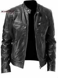 Manteaux en cuir simili cuir pour hommes Vestes froides pour hommes Sweat-shirt d'hiver Randonnée naturelle Vêtements de style pour hommes Équipement de moto Manteau tricoté universitaire Vêtements 240330