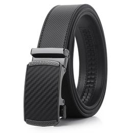 Tail à boucle automatique haut de gamme en cuir masculin 38 mm Pantalon décontracté à la ceinture décorative peut être ajustée à volonté 130 cm AA0001