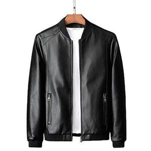 Blouson cuir homme bombardier moto motard PU Baseball grande taille 8XL mode casual Jaqueta Masculino